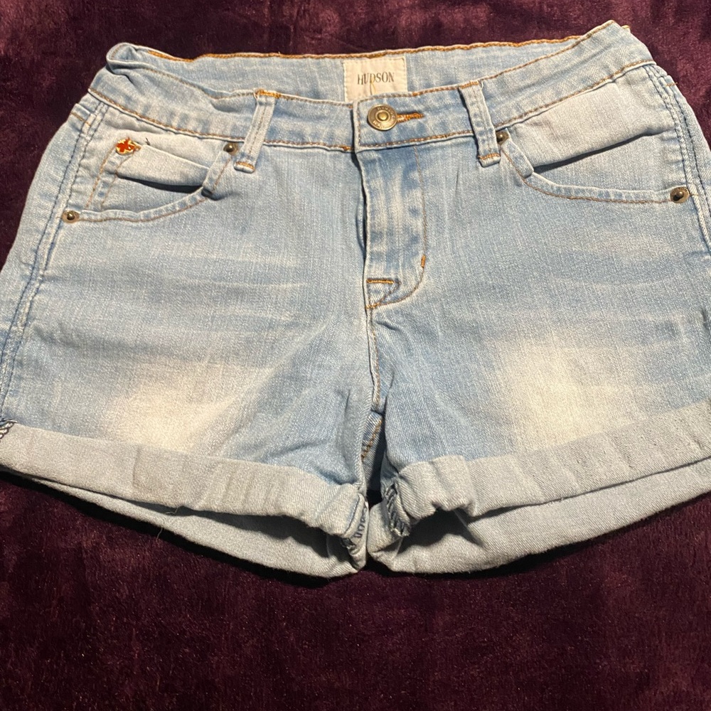 Hudson Kids Light Blue Jean Shorts